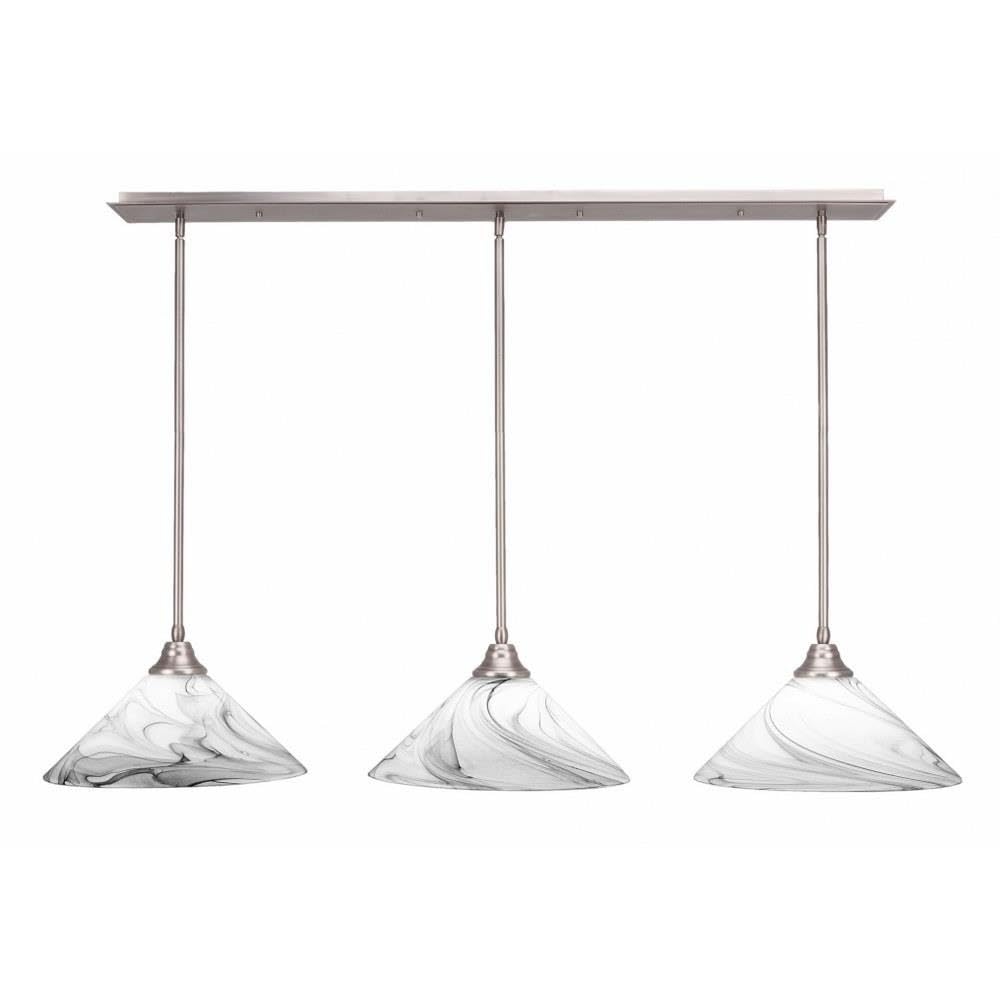 Stem 3 Light Linear Pendalier in Brushed Nickel (48-BN-2169)