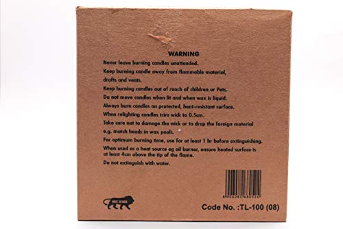 AuraDecor White Tealight Candle, Smokeless No Residue Burn Upto 3 Hour, Unscented T Light Candle for Home Decor (Set of 100 (Whi