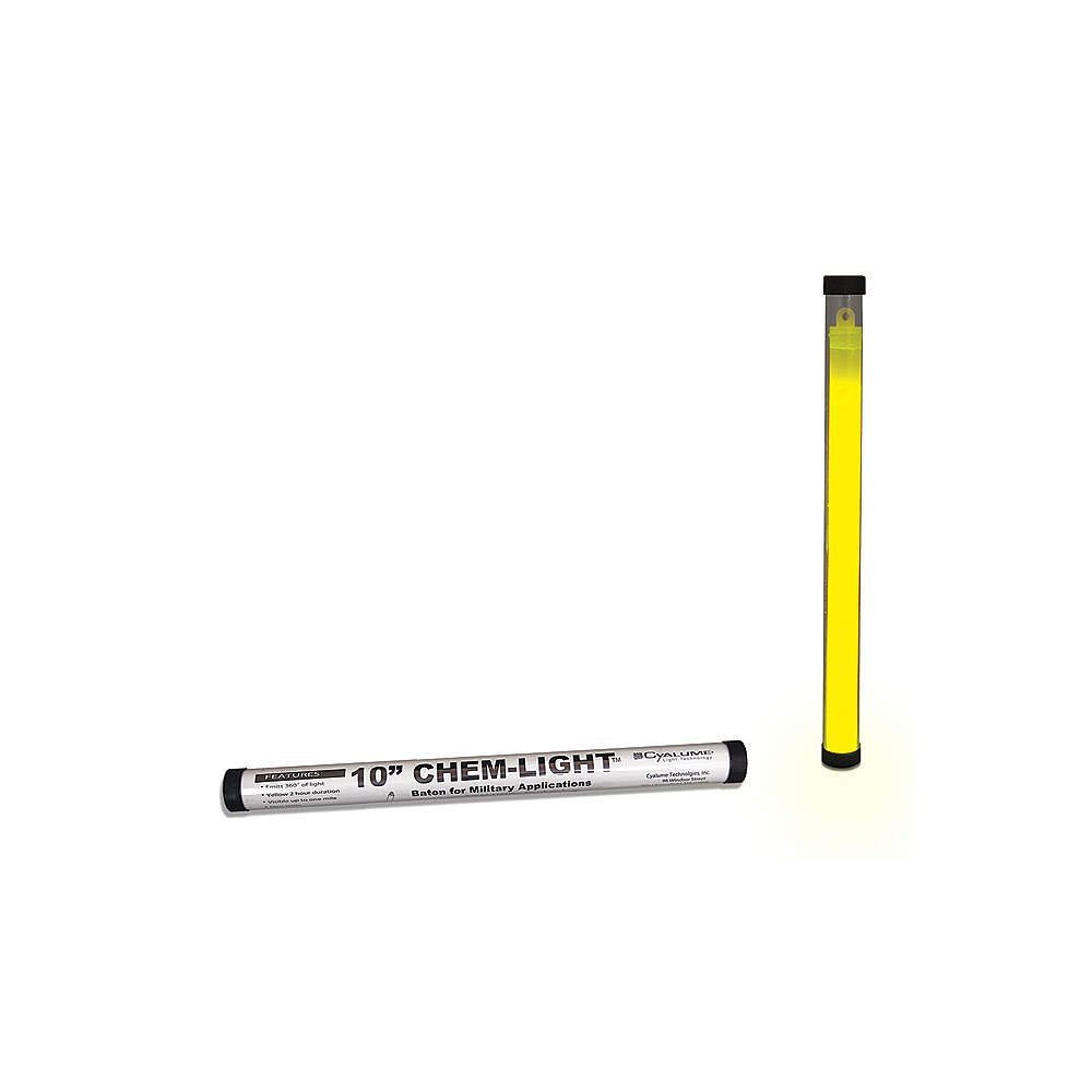 Cyalume Chemlight Self-Standing Light Baton, 2 Hours Duration, 10 Inches, 6 Pack