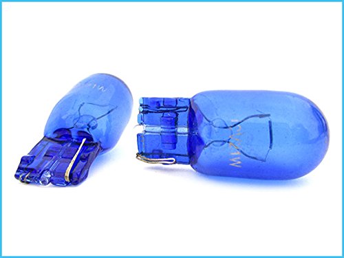 Carall 2 Pcs Car Halogen Bulbs T20 W21W 12V 21W Super White, For Indicator Lights Car Bulbs, Xenon Effect, Beam Low/High Beam Fo