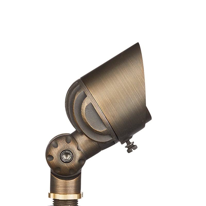 Volt 10-Pack 12V Cast Brass G4 Infiniti 2700K Warm White Led Outdoor Spotlights (350 Lumens) For Low Voltage Landscape Lighting