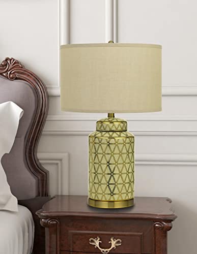 Cal Lighting Bo-2885Tb-2 Transitional Two Light Table Lamp From Barletta Collection In Gold, Champ, Gld Leaf Finish, 15.00 Inches, 15 X 15 X 24.5