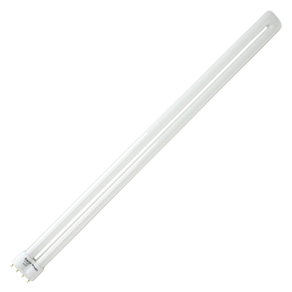 Bulbrite Ft40/850Rs T5 40W High Lumen 850K Rapid Start Compact Fluorescent Long Twin Light Bulb, Soft Daylight