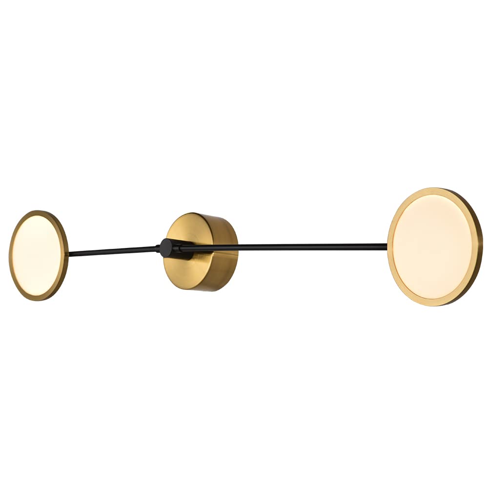 VONN Lighting Torino Wall Sconce, 39in Integrated LED, Antique Brass, Model VAW1192AB, Aluminum