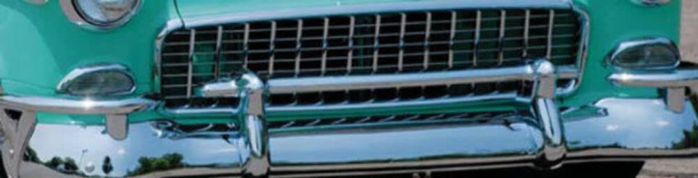 United Pacific Front Led Parking Lights, Clear Lens, Each, Compatible With Chevy Passenger Car 1955