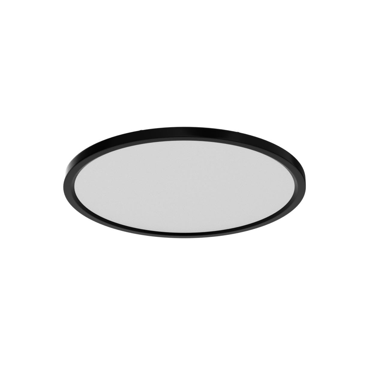 Ledlightsworld 12 Inch Led Ceiling Light Fixture, 24W, Daylight White 5000K, Black, Flush Mount, 3200Lm, Low Profile For Home Use