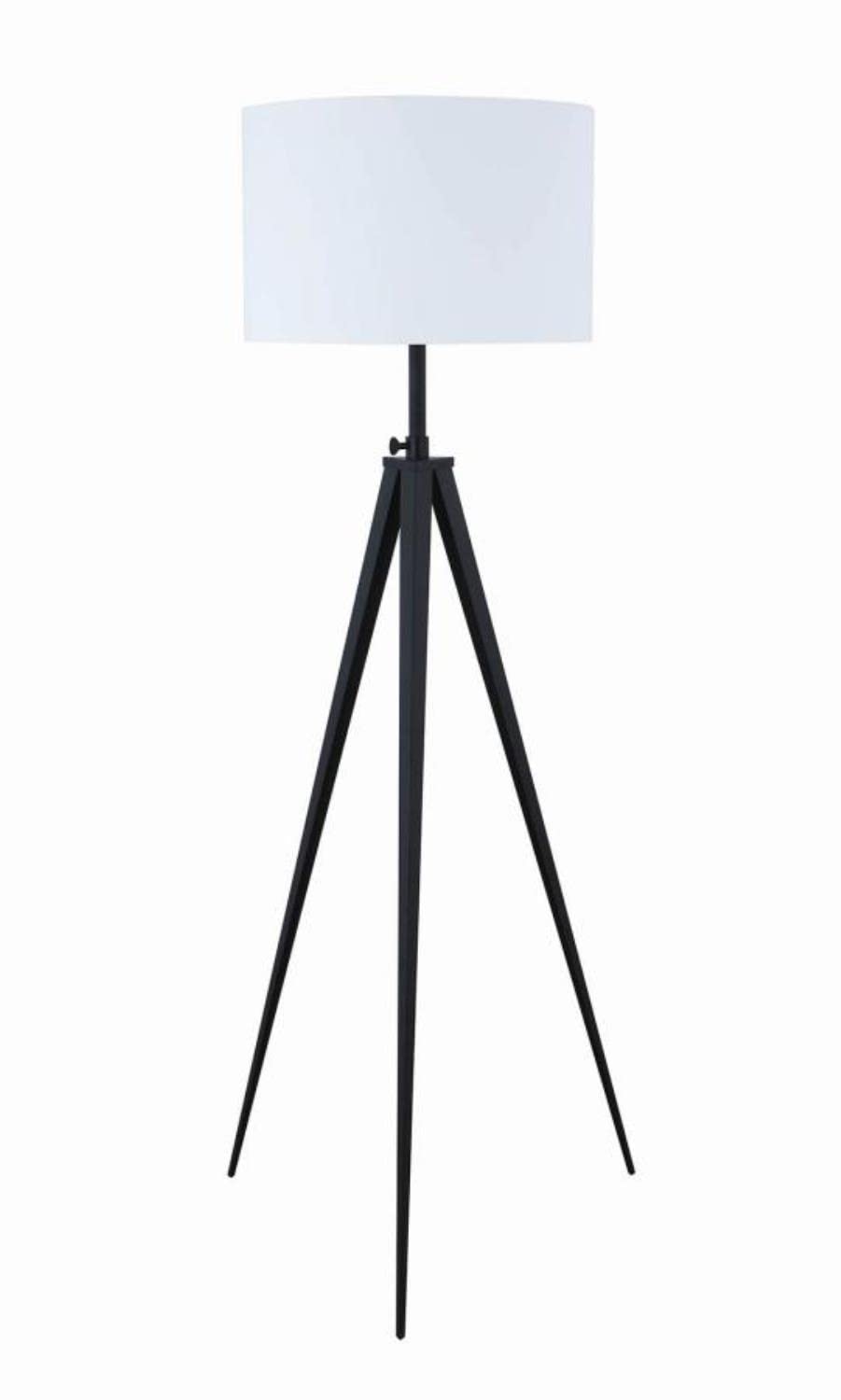 Coaster Home Furnishings Tripod Legs Floor Lamp White And Black