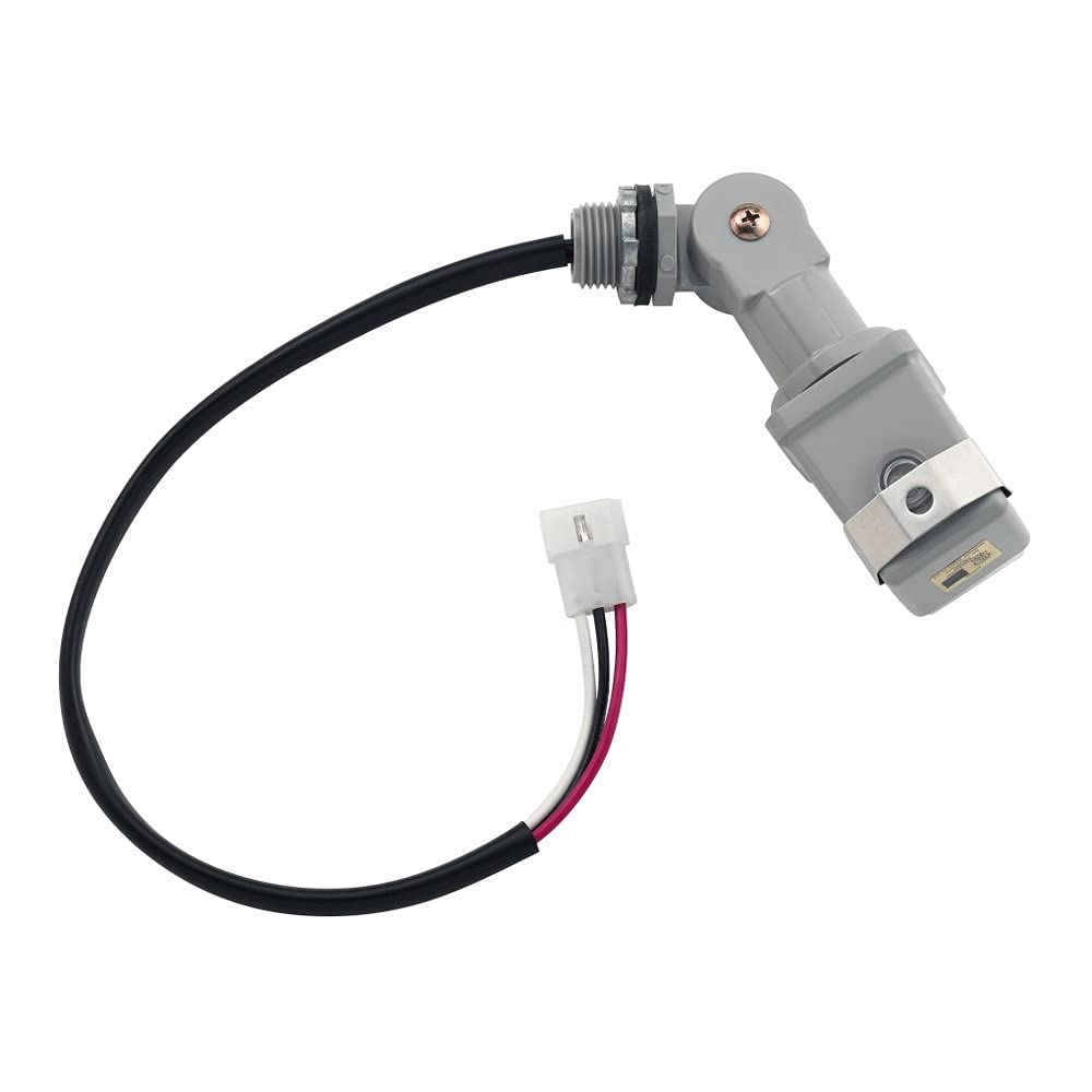 Kichler Plug-In Photocell Lighting Sensor, 4.25in H x 2in W x 2in L, Black, Model 15565BK, Compatible with Kichler