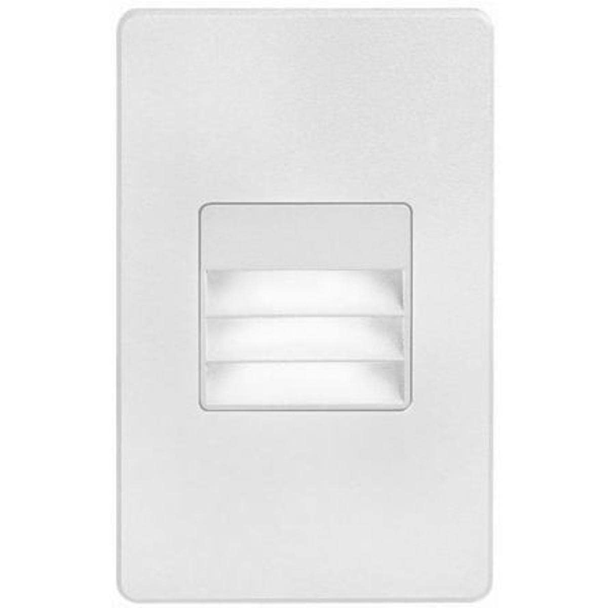 Dainolite LED Wall Mount Light, Transitional Design, 2.50 inches, White Finish, Model DAINDLEDW-234-WH, Metal Material