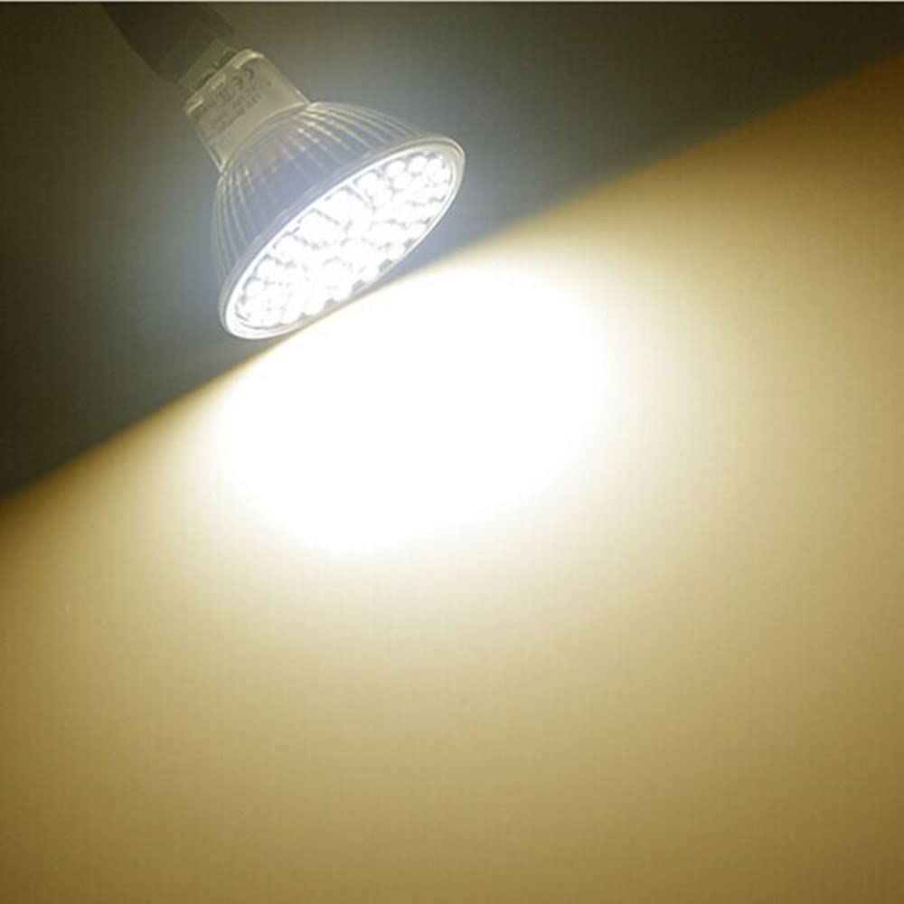 Mr16 Led Light Bulbs(4 Pack)-380Lm 60Leds 2835 Smd 3W Ac/Dc 12V 3000K Warm White,30W Halogen Bulb Equivalent,Gu5.3 Bi-Pin Base,N