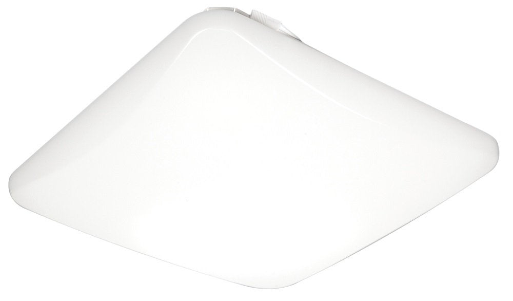 Lithonia Lighting FMLSDL 20 35840 M4 20-Inch Dimmable LED Square Flush Mount, ,4000 Lumens, 120 Volts, 44 Watts, Damp Listed White