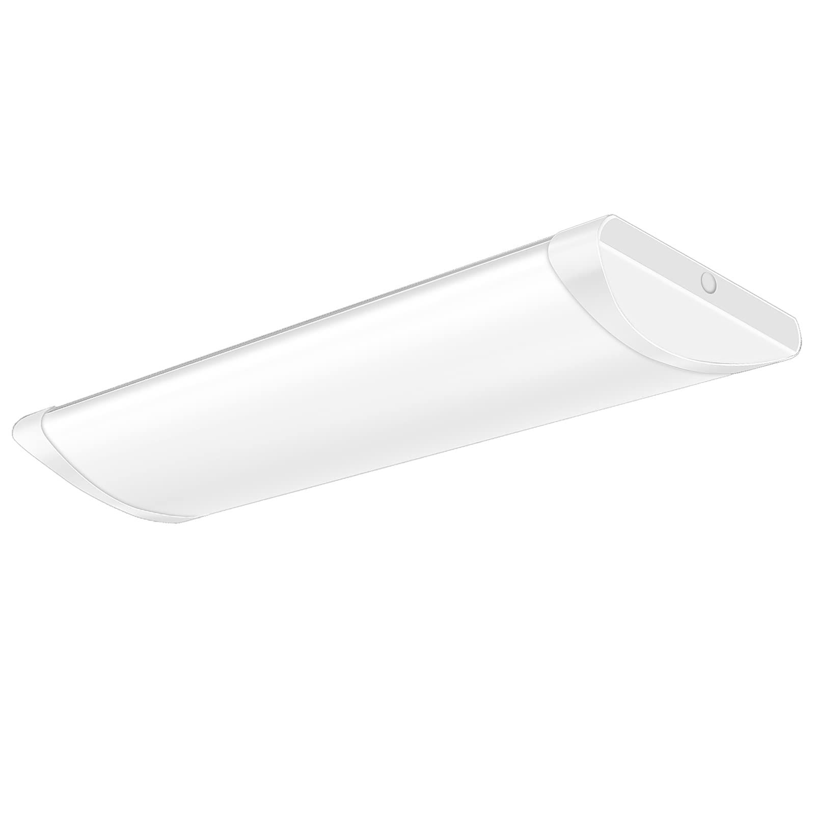 Antlux 2Ft Led Wraparound Light, 20W 2400Lm, 4000K Aluminum Ceiling Fixture For Kitchen, Laundry, Garage - Model Al-2Ft4Kw-