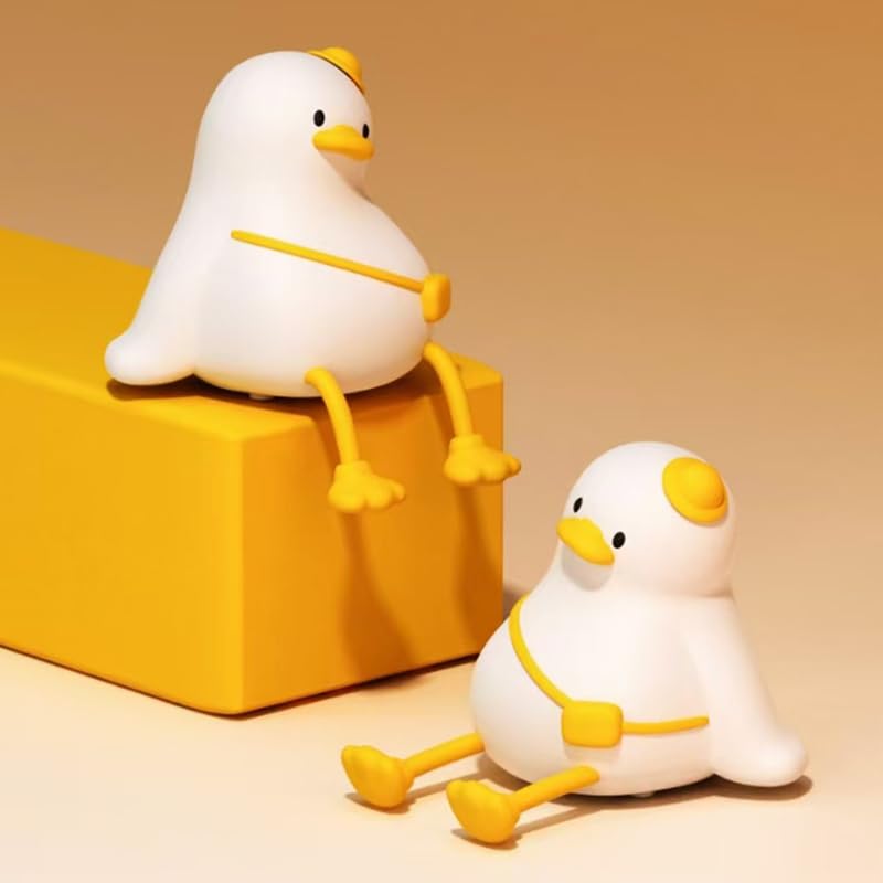 Atsui Duck Night Light  Cute Led Squishy Novelty Animal Night Lamp  Food Grade Silicone  3 Level Dimmable Rechargeable Nursery Nightlight For Breastfeeding Toddler Baby Kids  Cute Gifts For Kids
