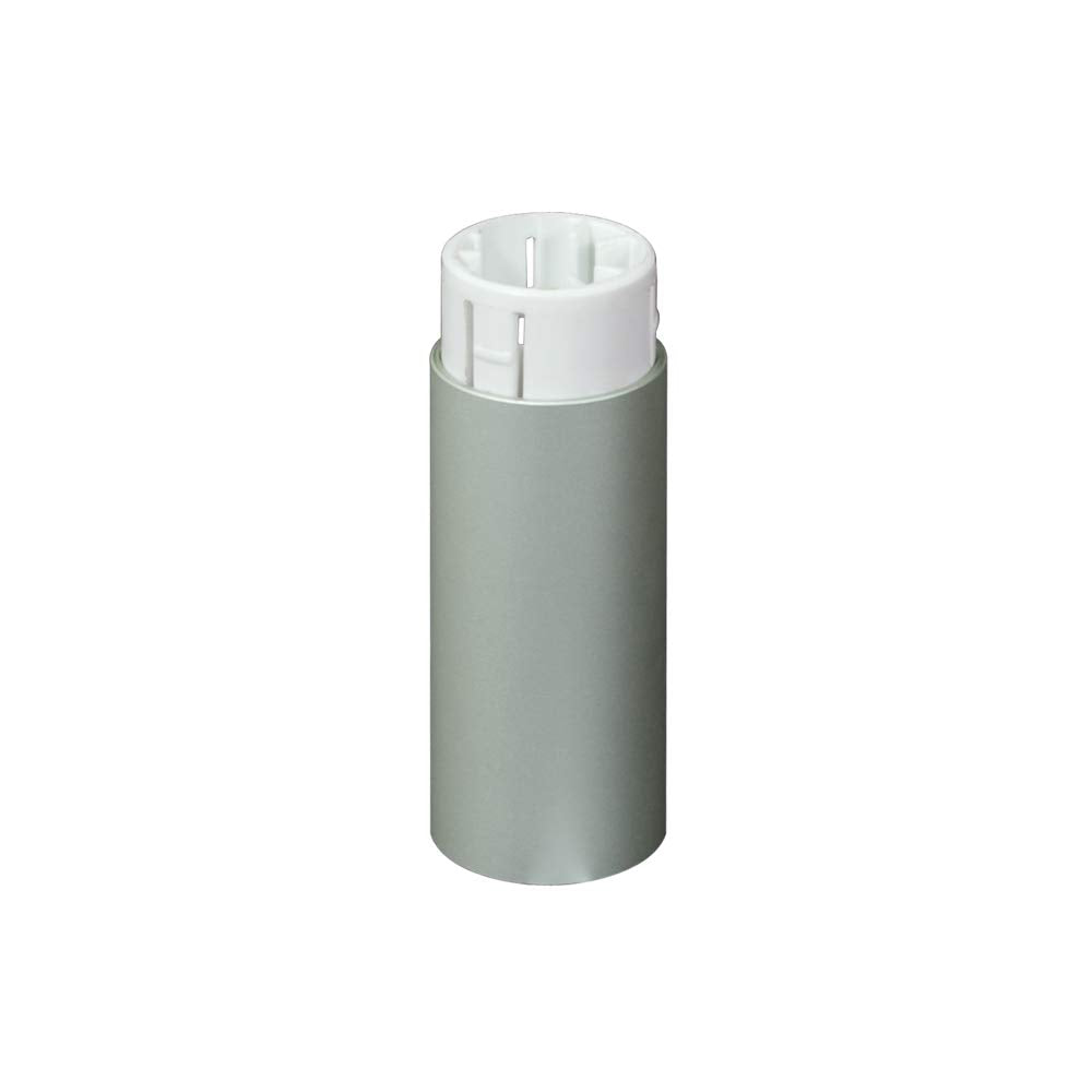 Jesco Lighting Mizar 1in Blank Section, Aluminum, Silver Finish, Model SD108CC-SPC-S