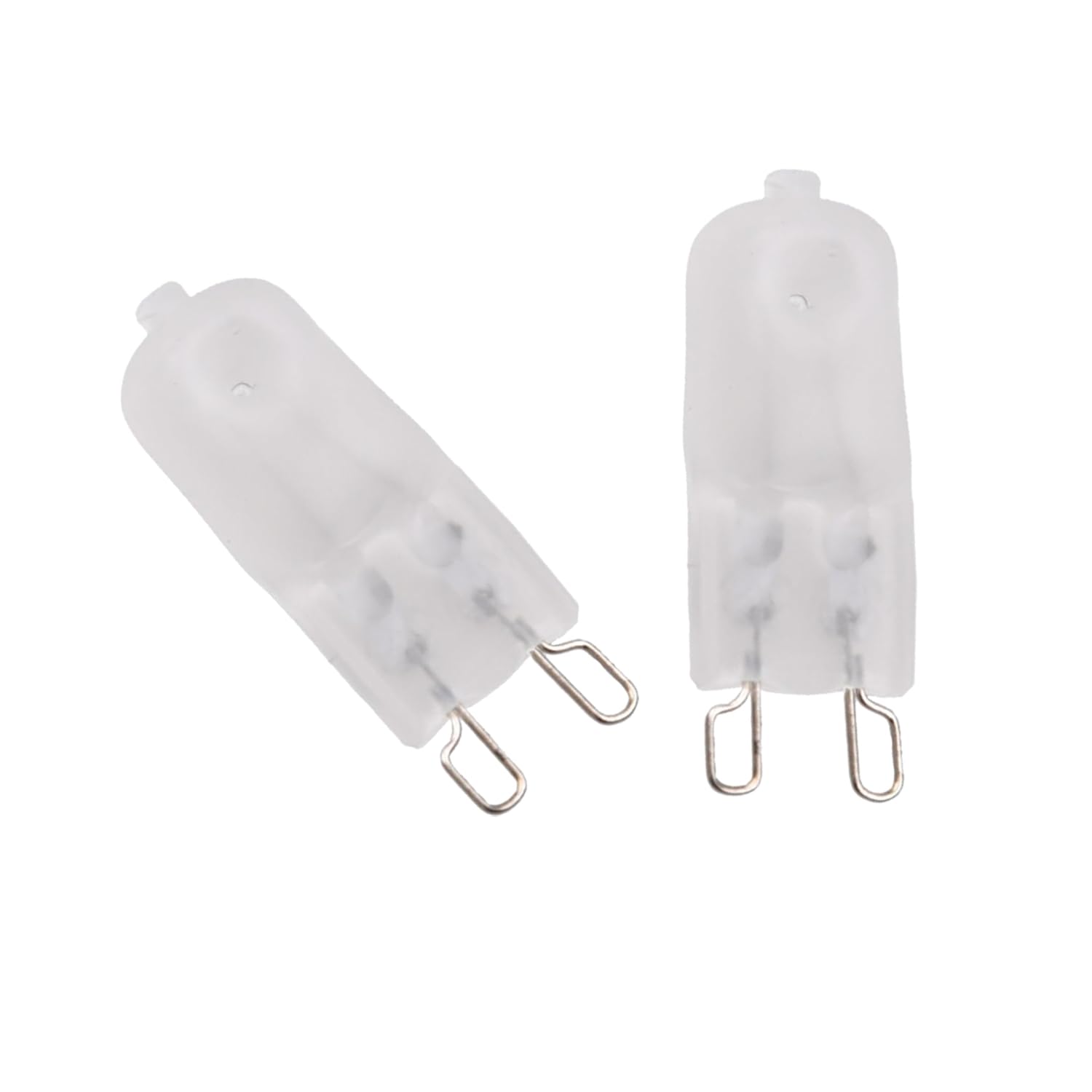 TAODAN 6PCS 40W G9 Halogen Bulbs - Frosted Lens, 120V, Ideal for Photography Studio, Gallery, Museum Lighting, White