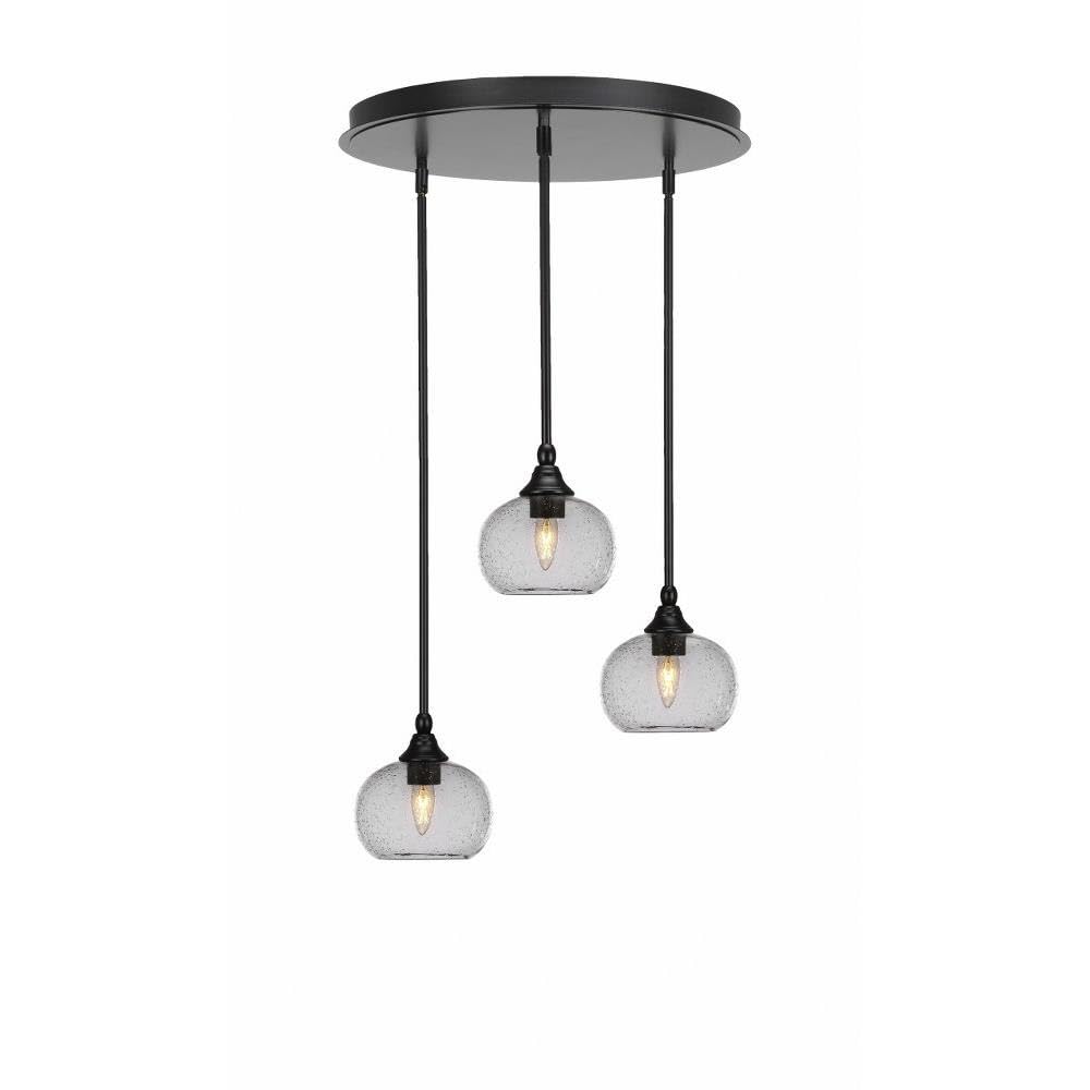 Empire 3 Light Cluster Pendalier in Espresso Finish (2183-ES-202)