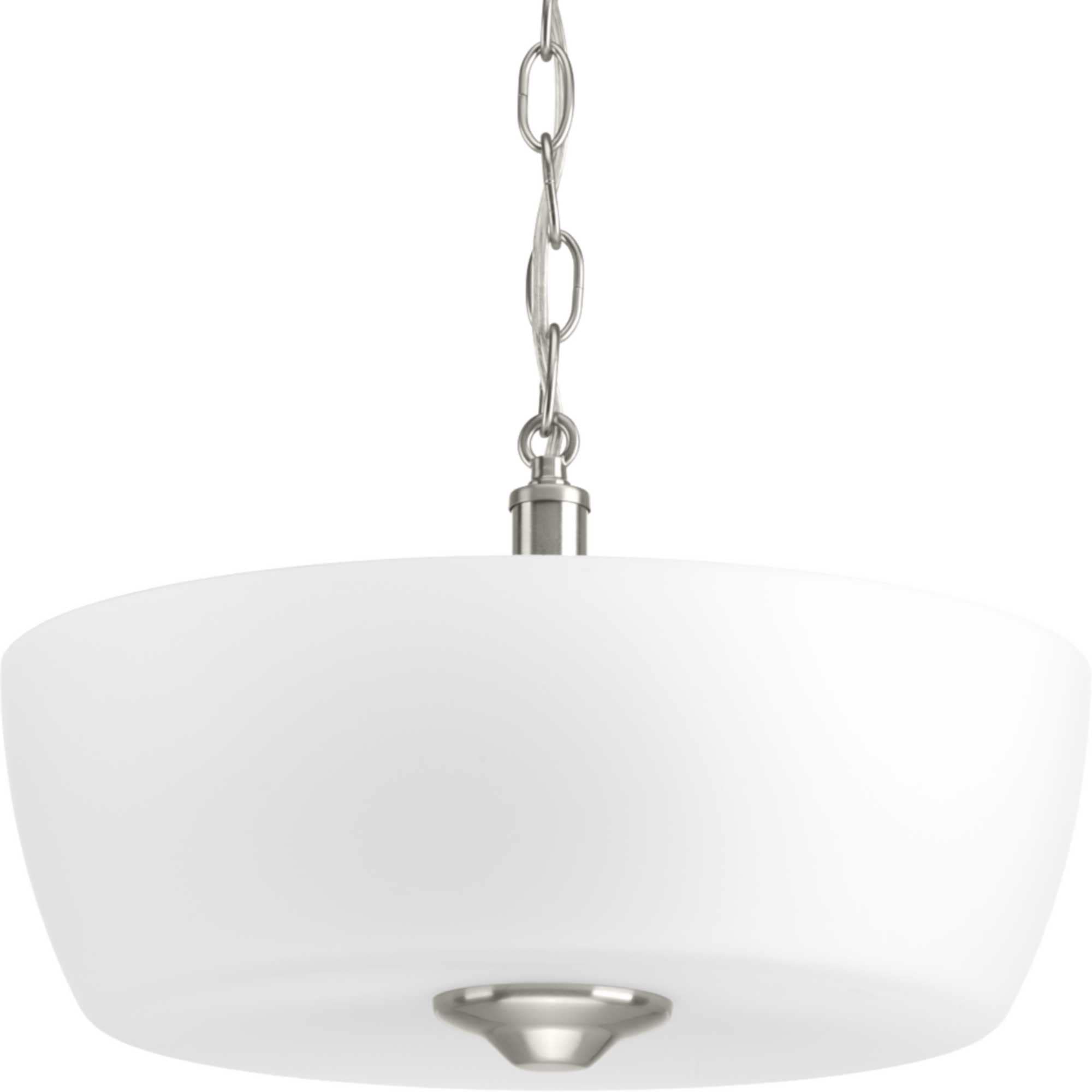 Progress Lighting P350060-009 Leap Close-To-Ceiling, Nickel