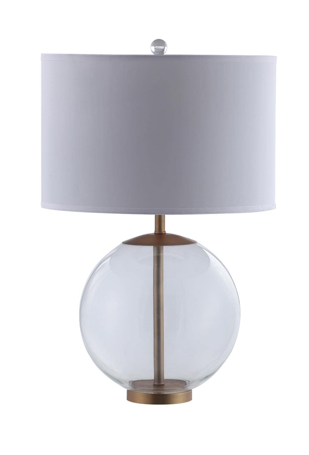 Coaster Home Furnishings 26.5&quot; White Glass Table Lamp - Elegant Home Lighting