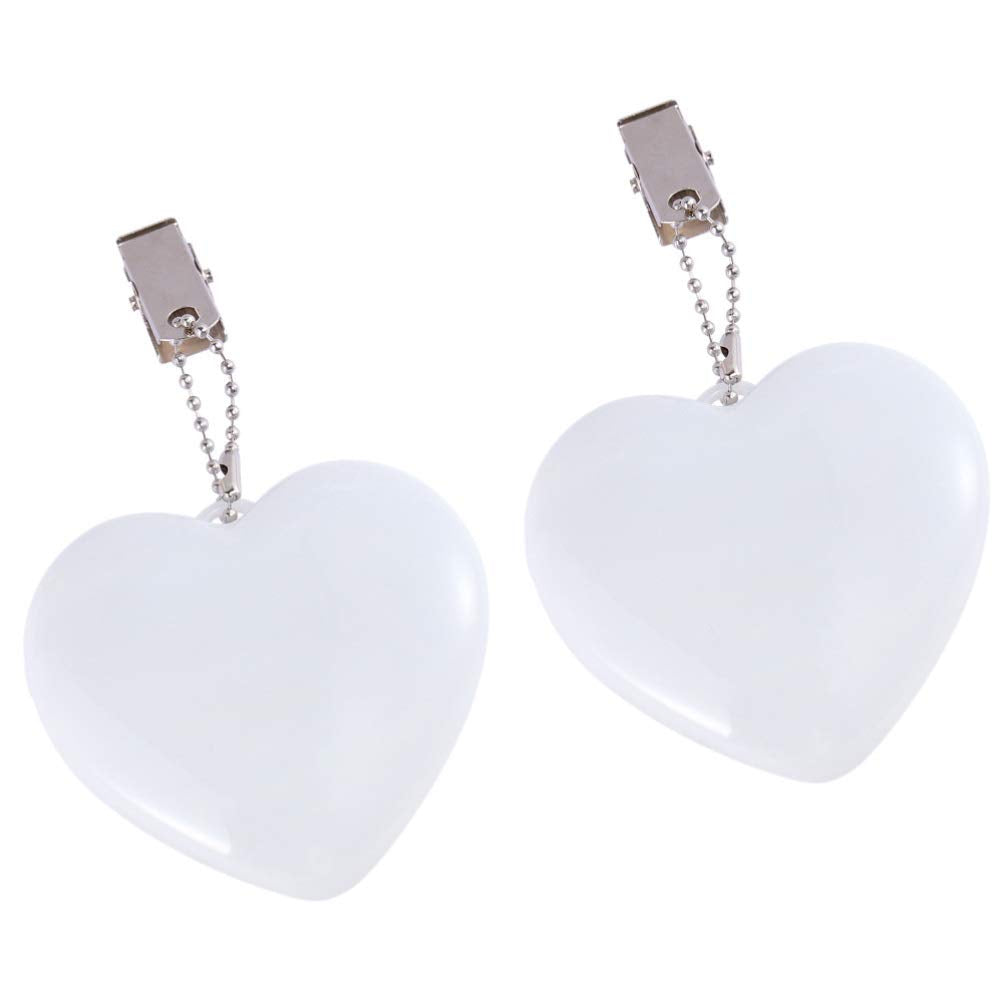 Uonlytech Purse Light Handbag Light Sensor Heart Shape Night Light 6.9x6.5x1.5cm White Model 54S20ZHM15DN8
