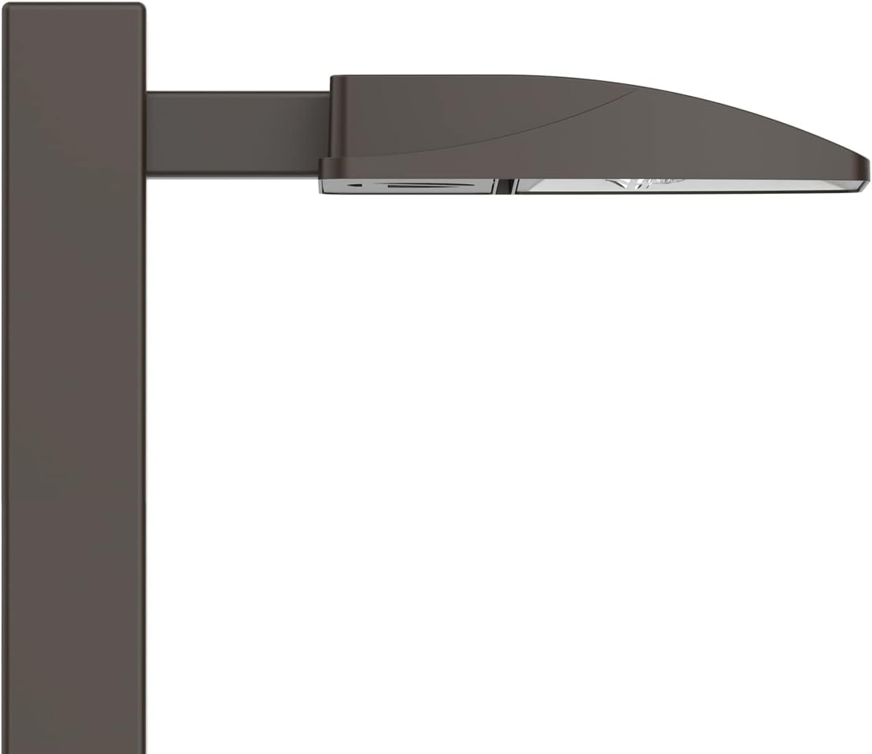 Lithonia Lighting Led Outdoor Area Light  Led Parking Lot Light With Adjustable Brightness  4000K Cool White  Mvolt  Round Or Square Pole Mounting  Replaces 150W To 250W Hid  Dark Bronze Finish
