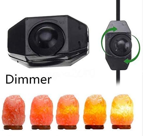 Himalayan Salt Lamp Cord, Dimmer Switch,Christmas Bulb,Salt Lamp Cord With Dimmer Control And Base Assembly,5 Feet,E12 Base For