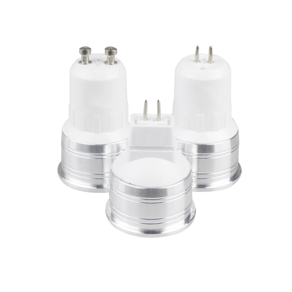 AGIPS Wide Voltage Lights 10pcs/Lot AC85-265V GU10 GU5.3 E27 Ultra Bright 1W 3W LED Bulb Led Spotlights Warm/Natural/Cool White 