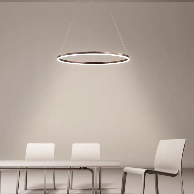 Lightinthebox 23.6&quot; Dimmable Led Ring Chandelier - Modern Minimalist Pendant Light For Living Room