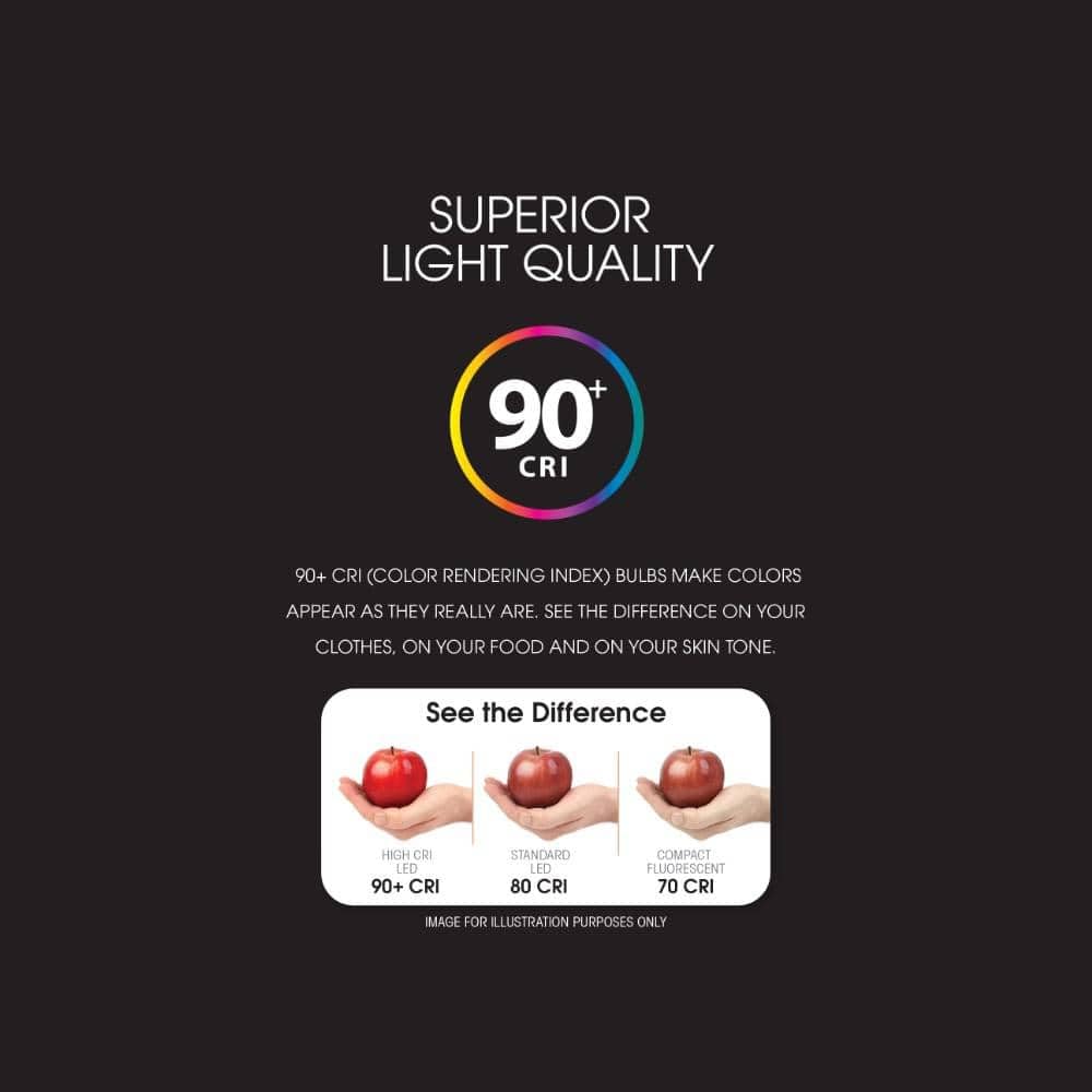 Feit Electric A19 Led Light Bulb, 100W Equivalent, Dimmable, E26 Base, Cri 90, 1600 Lumens, 2700K Soft White, General Purpose Li