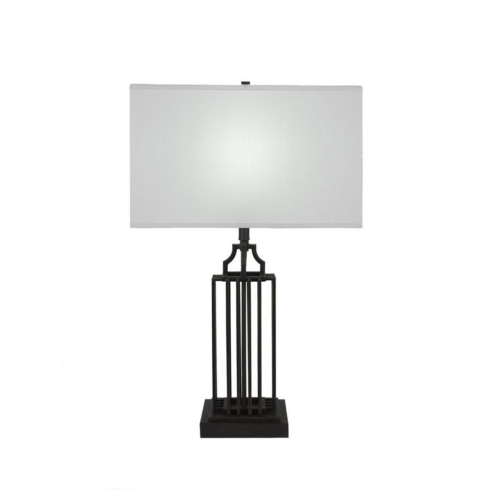 Toltec Lighting 1111-Dg Sky Loft 1 Light Lamp, Dark Granite
