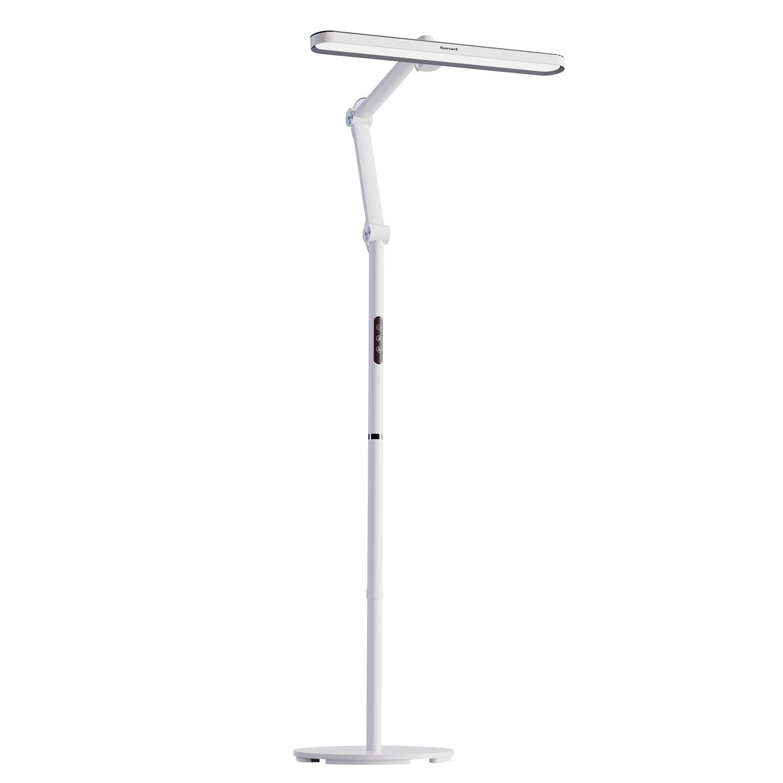 Honeywell LED Floor Lamp Mordern - 05D01 Sunturalux Dimmable Floor Lamp for Living Room Standing Lamp  Eye-Caring Standing Light for Home Office Bedroom White