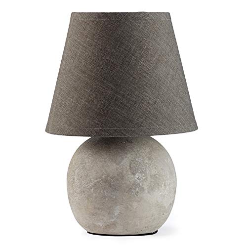 Napa Home & Garden Max Mini 8-Inch Cement Lamp, Gray