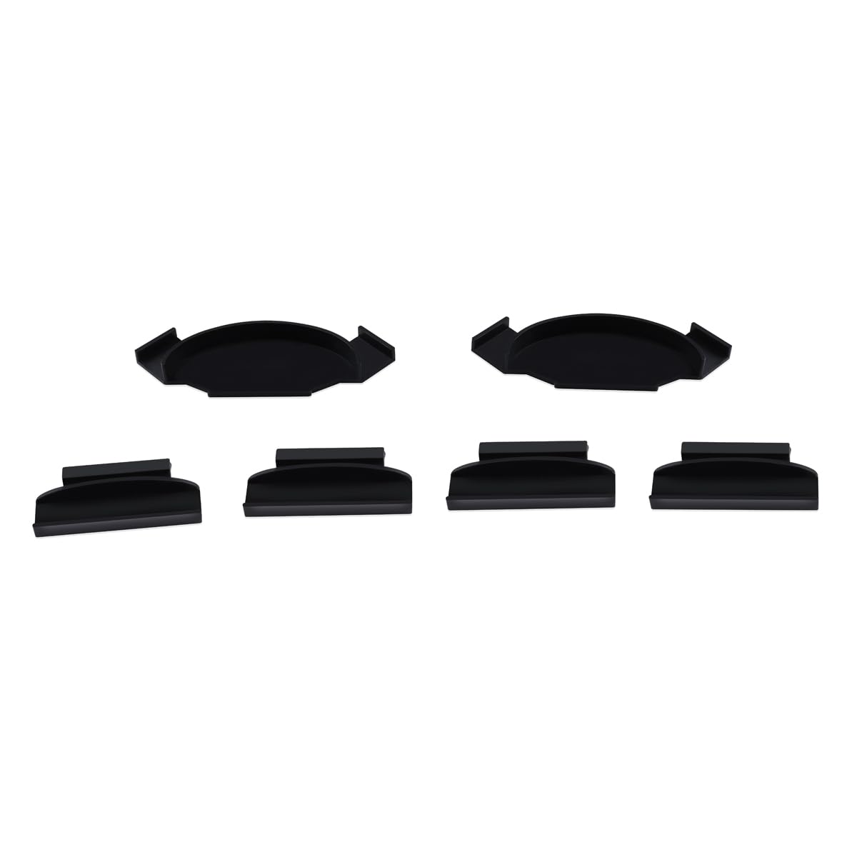 Hqparrts Brackets For Philips Hue Play Gradient Lightstrip, Mounting Clips Compatible With Philips Hue Play Gradient Lightstrip 55/65/75 Inch, Black