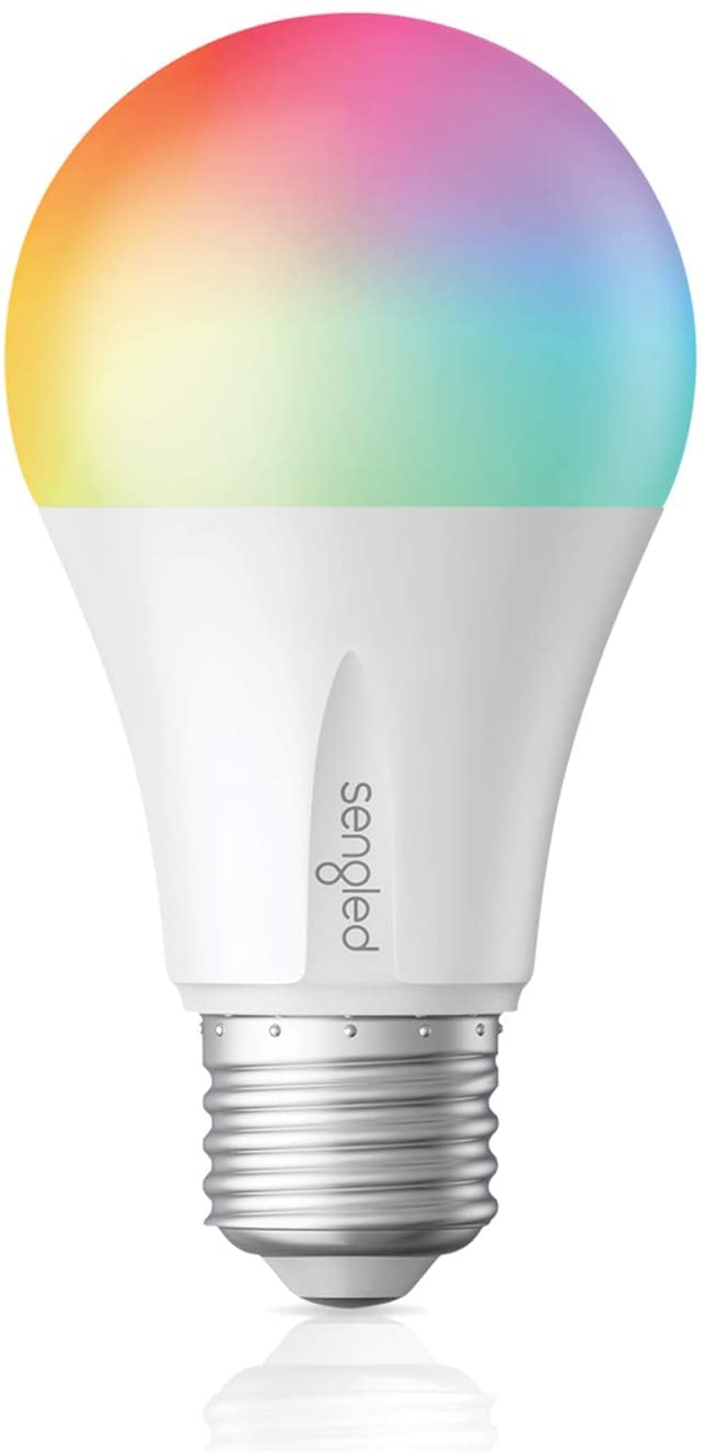 Sengled Smart LED Color Changing A19 E26 Light Bulb, 60W Equivalent, Works with Alexa, Google Assistant, SmartThings, Hub Required, 800 Lumens, 1 Count