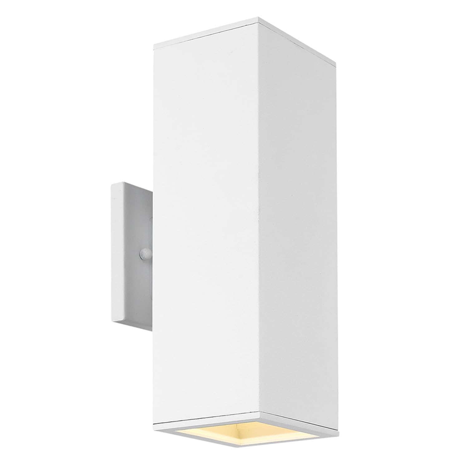 Harriet Porch Lights Outdoor Modern - Ip64 Waterproof Aluminum And Tempered Glass Cover, 13 Rectangular Up/Down Wall Sconce For