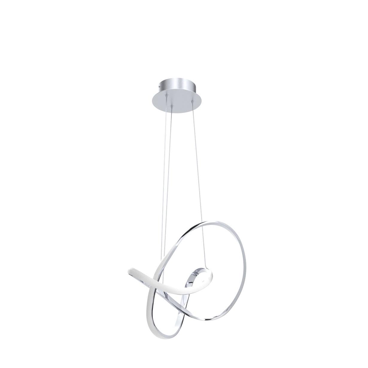 Mayna Led Pendant Light With Irregular Ring Lights,Modern Led Chandelier, Dimmable Contemporary Ceiling Light Fixture For Dining Room Bedroom Kitchen Island Cafe, 6000K White