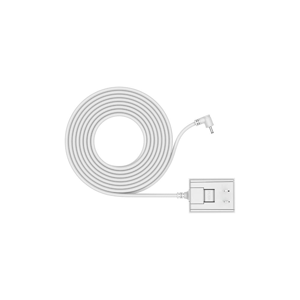 Ring Indoor/Outdoor Power Adapter Barrel Plug for Stick Up Cam - Model 53-023035, White