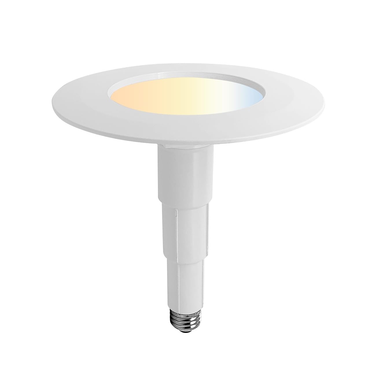 Jolux 1 Pack 5CCT Retrofit LED Recessed Lighting 6 Inch,Selectable 2700K/3000K/3500K/4000K/5000K,12W=60W,800Lumen,Dimmable Led C