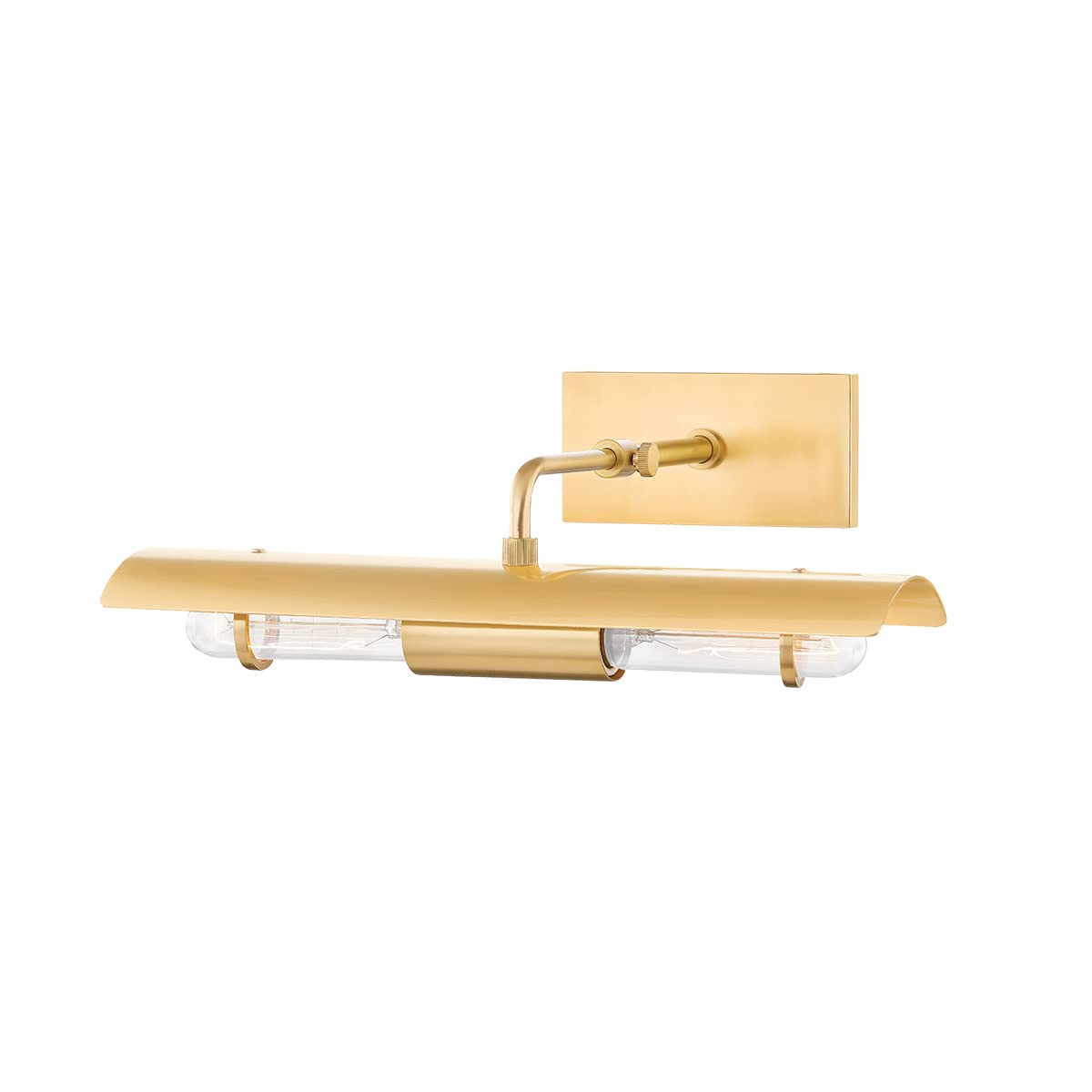 Mitzi H741102A-AGB Raelynn - 2 Light Picture Light 5.25 inches Tall and 14.5 inches Wide - Aged Brass