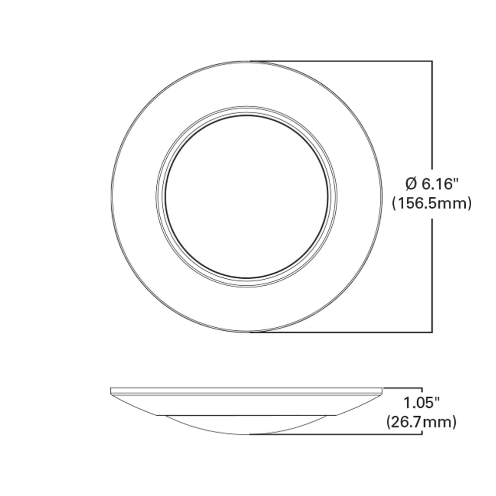 Halo Hlc 4 In. 3000K Integrated Led Recessed Light Trim (6-Pack), 3000K Soft White (Hlc4079301Ewh-6Bp)