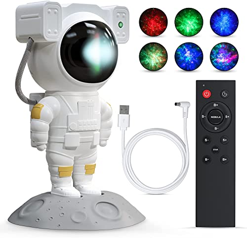 NYRWANA Astronaut Galaxy Projector, Galaxy Projector, Astronaut Projector, Space Projector, Night Lamp for Kids, Birthday Gifts,