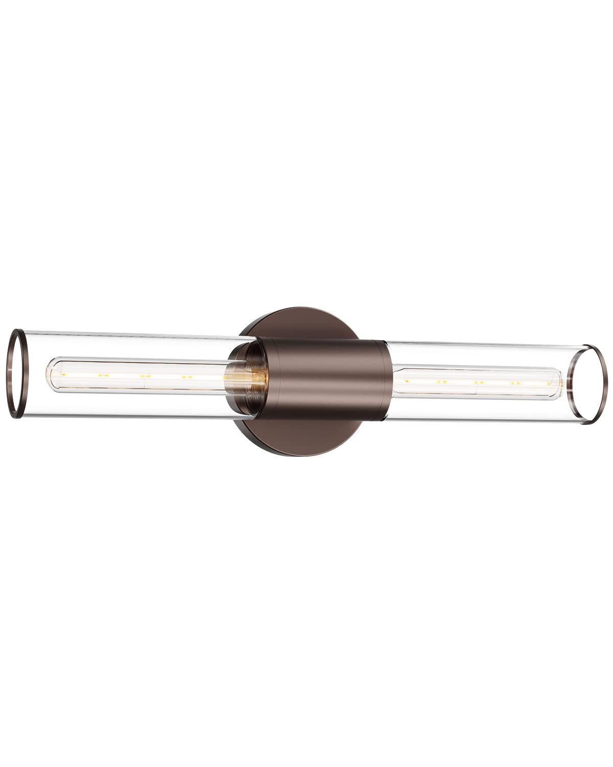 Eietonte Bathroom Vanity Light Fixture, 2-Light Oil Rubbed Bronze Wall Sconce Lighting Fixture with Clear Glass, Indoor E26 Sock