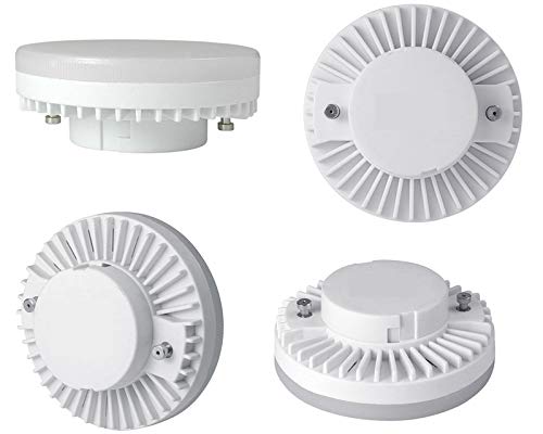 K JINGKELAI GX53 LED Bulbs 7W Warm White 3000K 700 Lumen Pack of 2, PC & Die-Cast Aluminum, CFL Replacement for Kitchen &