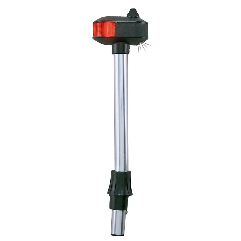 Perko Removable Bi-Color Pole & Utility Light - 12&quot; Height, 5° Rake, Black