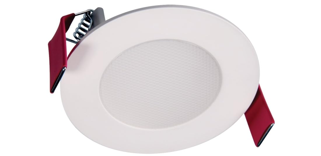 HALO 3 Inch Canless LED Recessed Downlight, 500 Lumens, 5CCT Selectable 2700K-5000K, IC/Airtight, Wet Rated, White Trim 6- Pack 