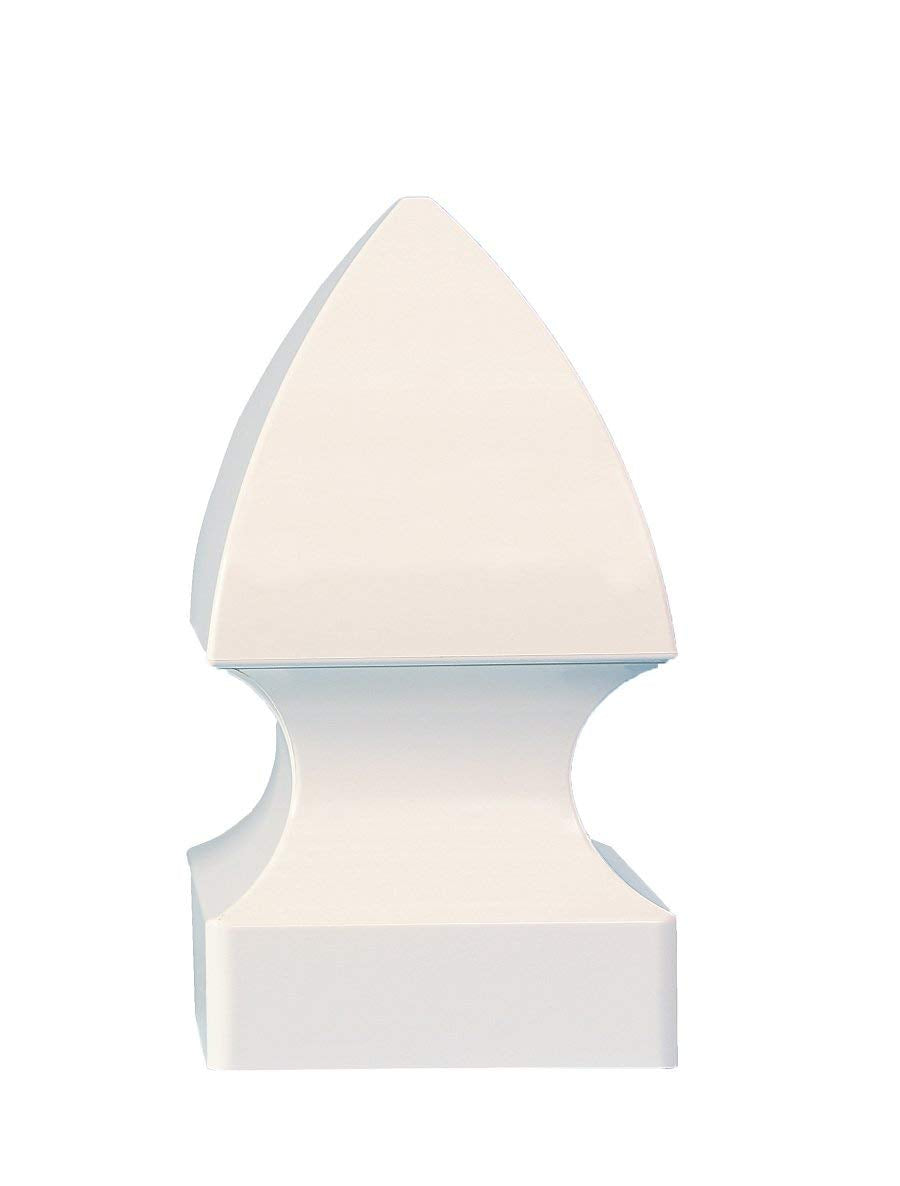 Cc Outdoor Living Set Of 2 Crisp White Gothic Post Caps For 5X5 Fence Post