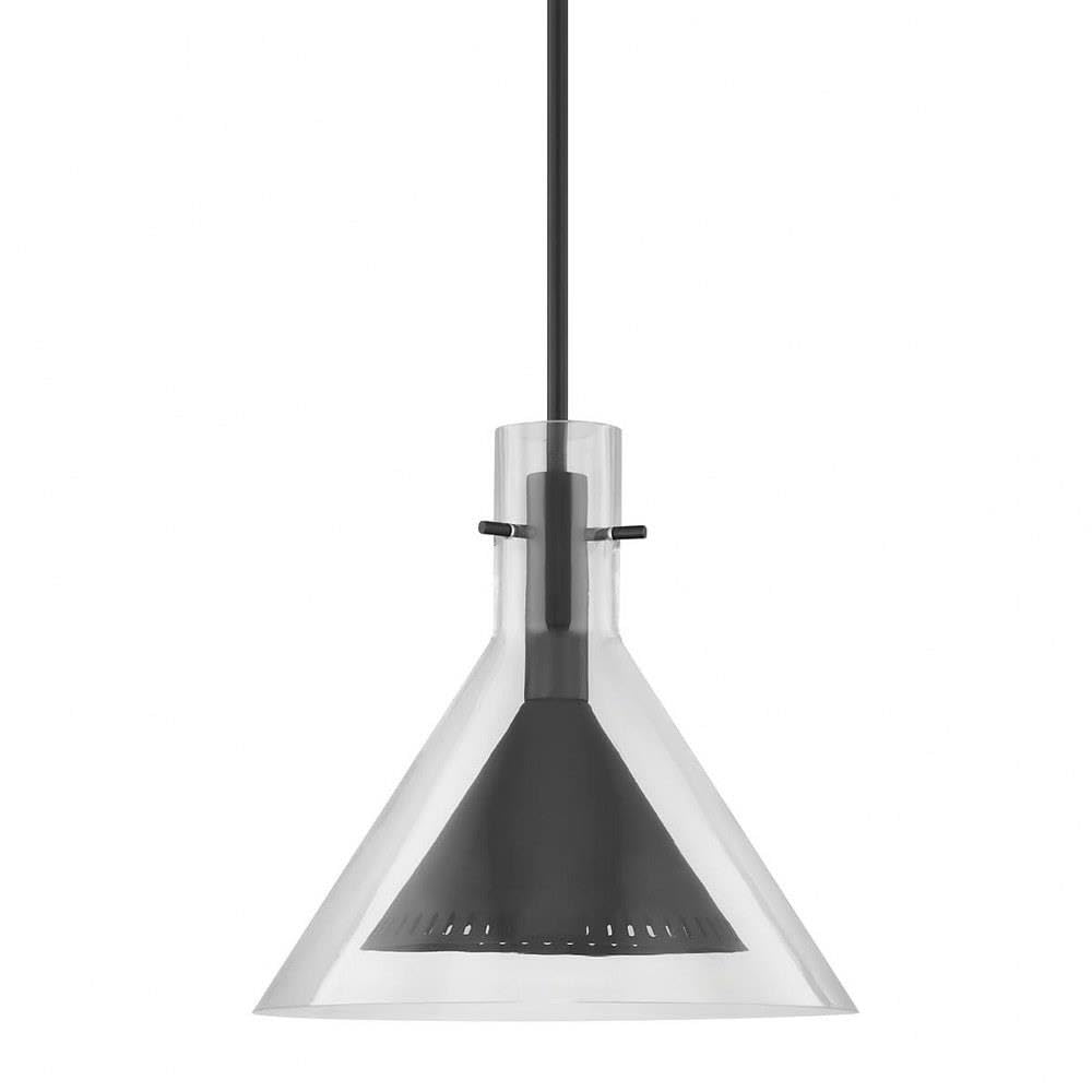 Atticus - 14 1 Light Pendant - Satin Black