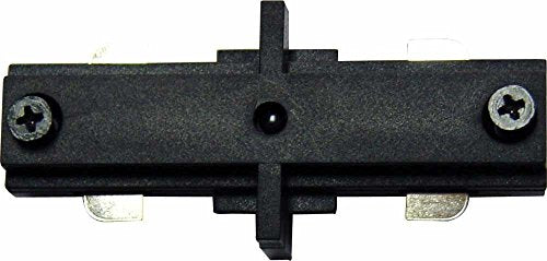 Jesco Lighting LIJBK Mini I-Connector, 2-Wire Single Circuit Track, Color: Black