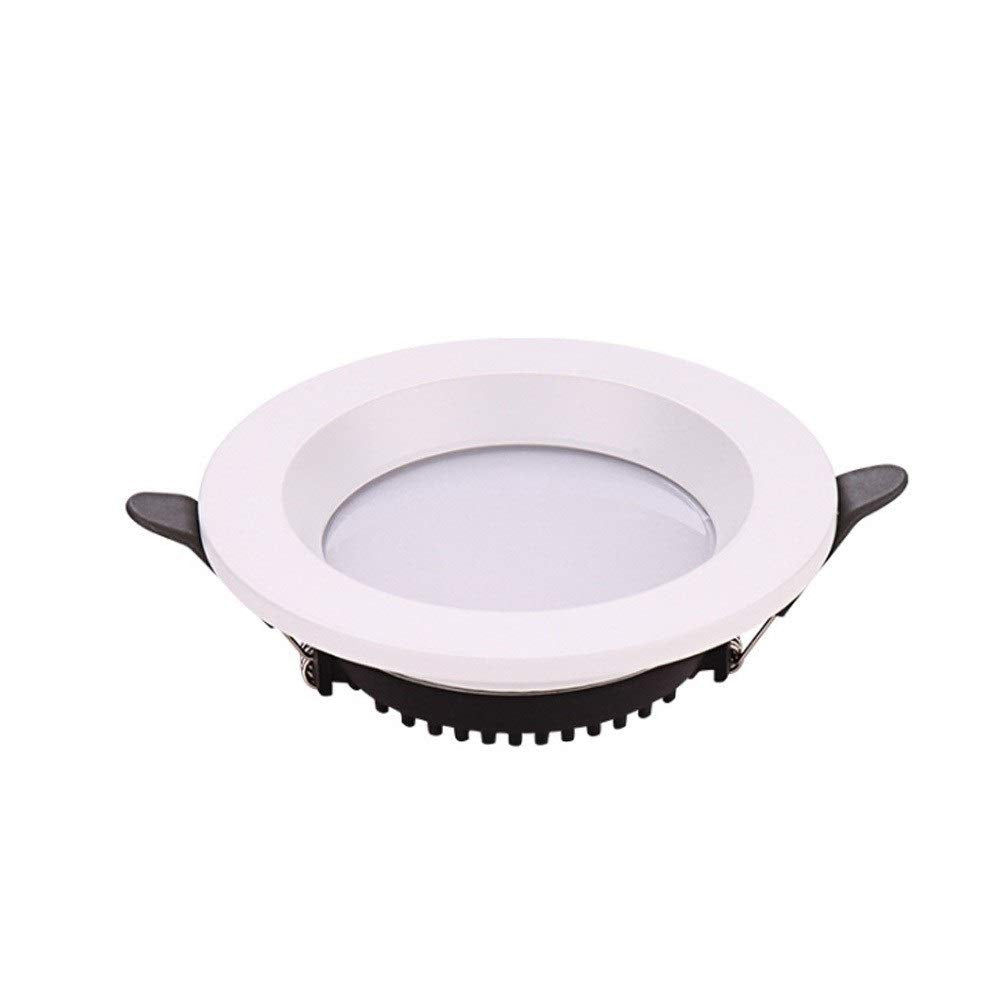 OZZKI Recessed One-Piece Rated Voltage Panel Light Garage Decoration Read Learning Light Downlight Safety Wiring Aluminum Warm W