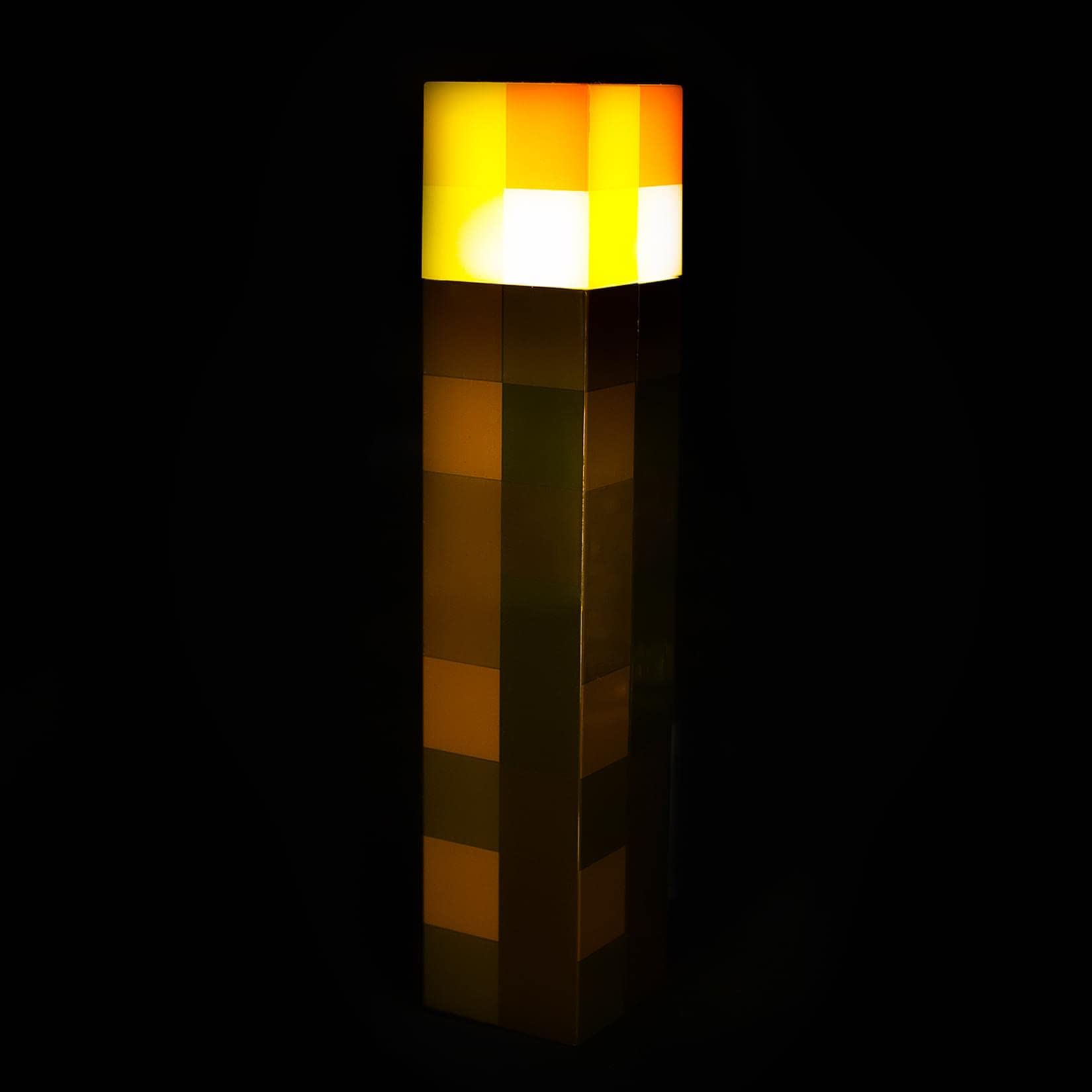 Ukonic Minecraft Brown Stone Torch Nightlight | LED Dusk to Dawn Sensor | Kids Bedroom & Playroom Decor