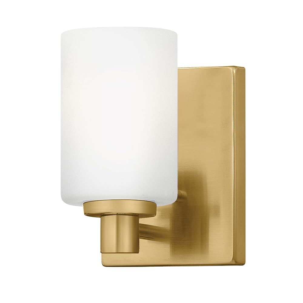 Hinkley Karlie Small Single Light Sconce, Lacquered Brass
